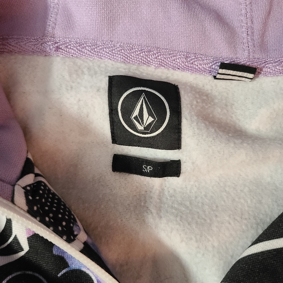 Volcom Womens small graffiti zip hoodie - Picture 7 of 8